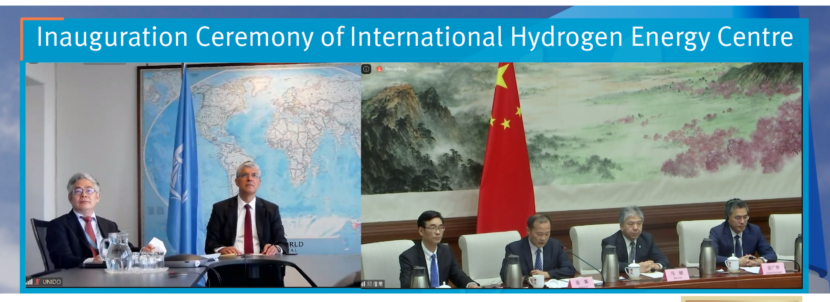 Launch of the International Hydrogen Energy Centre (IHEC)