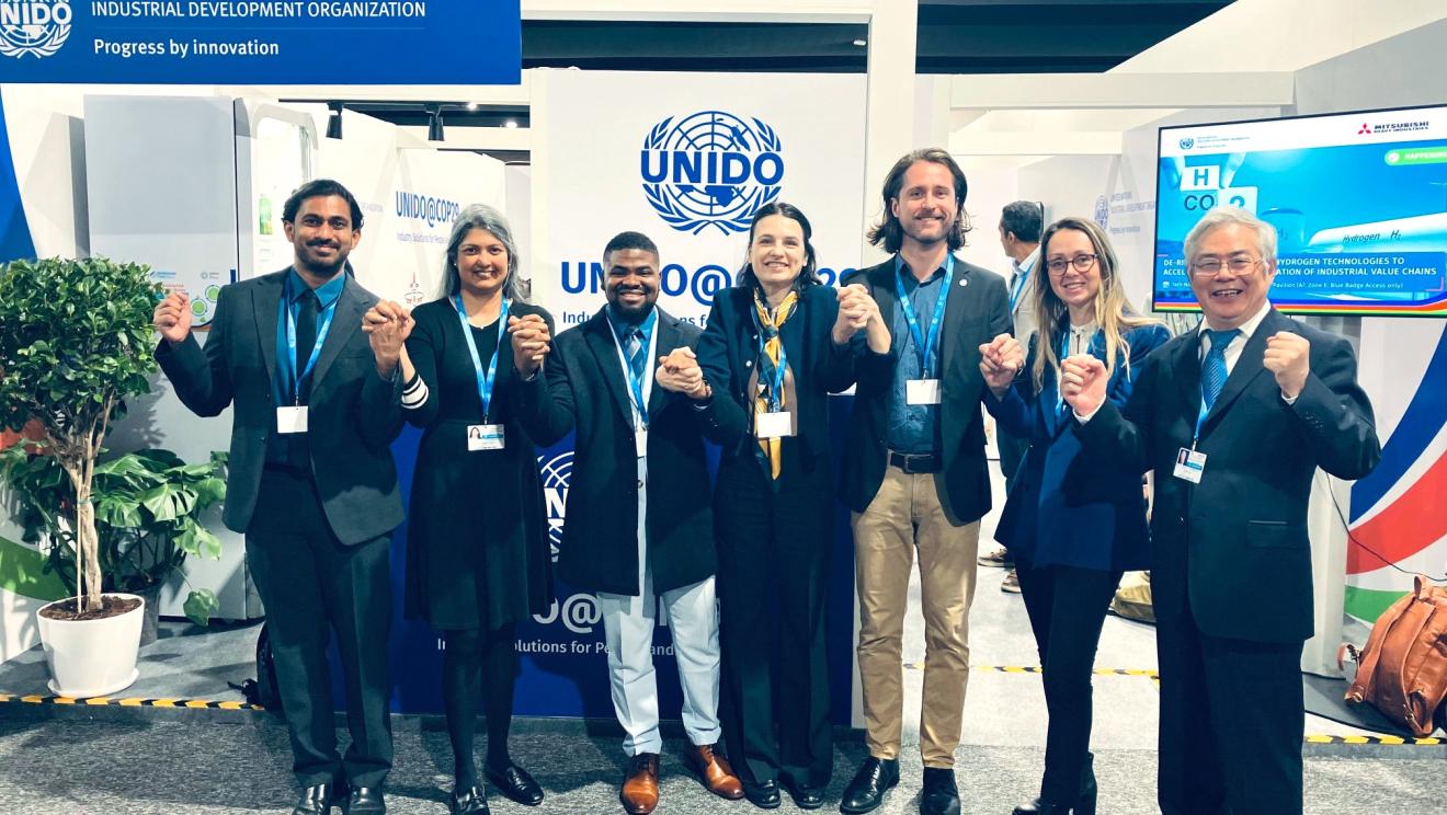 UNIDO hydrogen team at COP